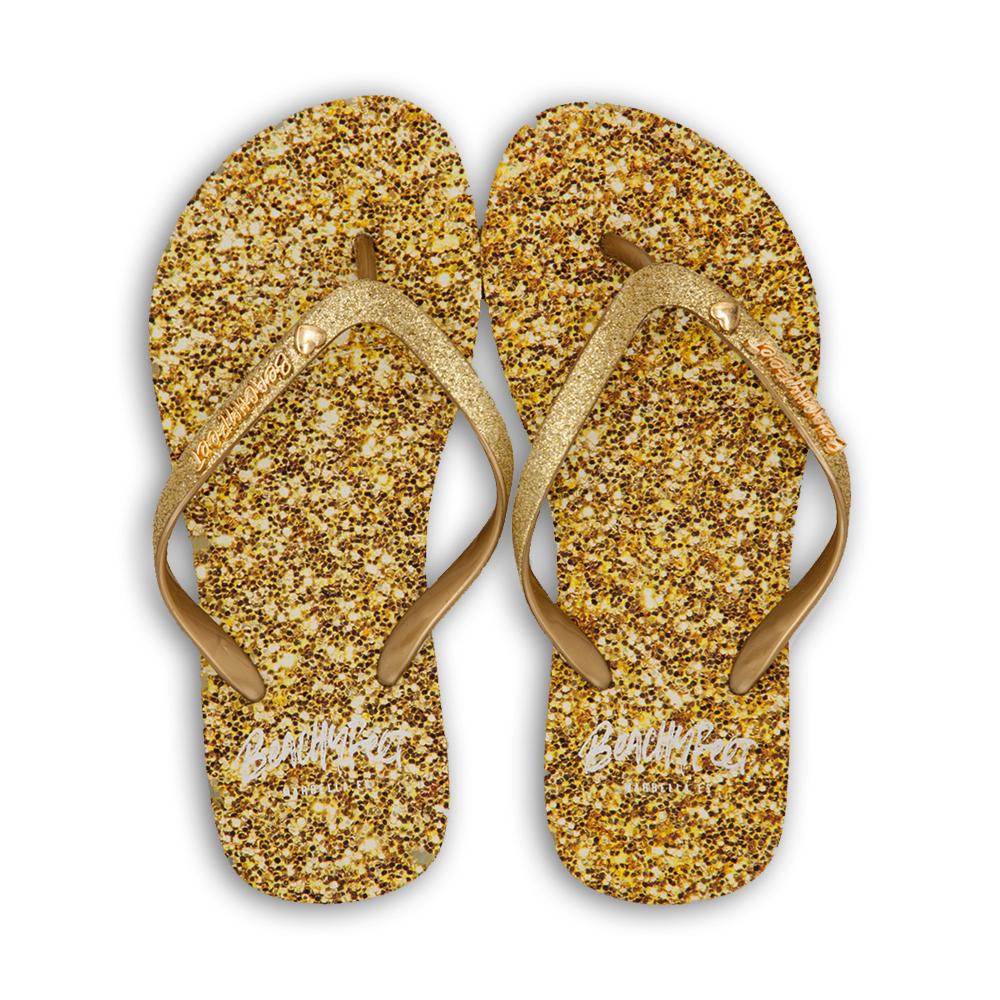 BeachyFeet® - Golden Shimmer