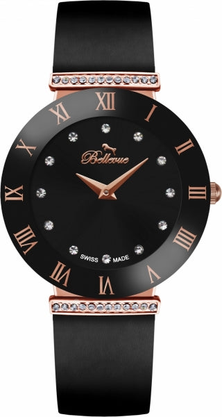 Bellevue E102 dames quartzhorloge