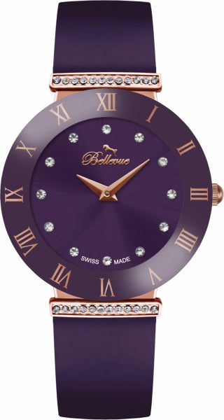 Bellevue E113 dames quartzhorloge