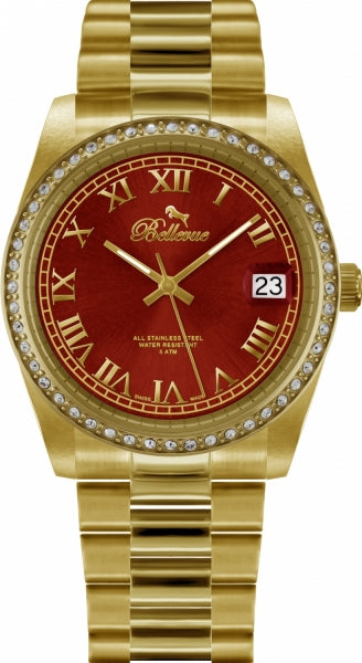 Bellevue I17 dames quartzhorloge