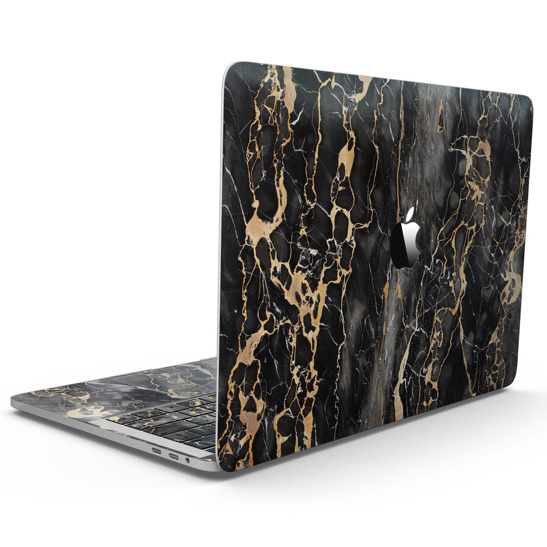 Black and Gold Marble Surface - MacBook Pro with Touch Bar Skin Kit