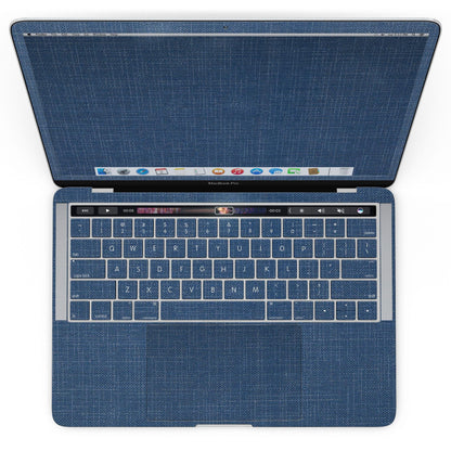 Deep Blue Sea Fabric - MacBook Pro with Touch Bar Skin Kit