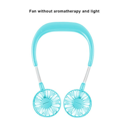 2000 mAre USB Portable Fan Hands-free Neck Fan Hanging Charging Mini Portable Sports Fans 3 gears Usb Air Conditioner