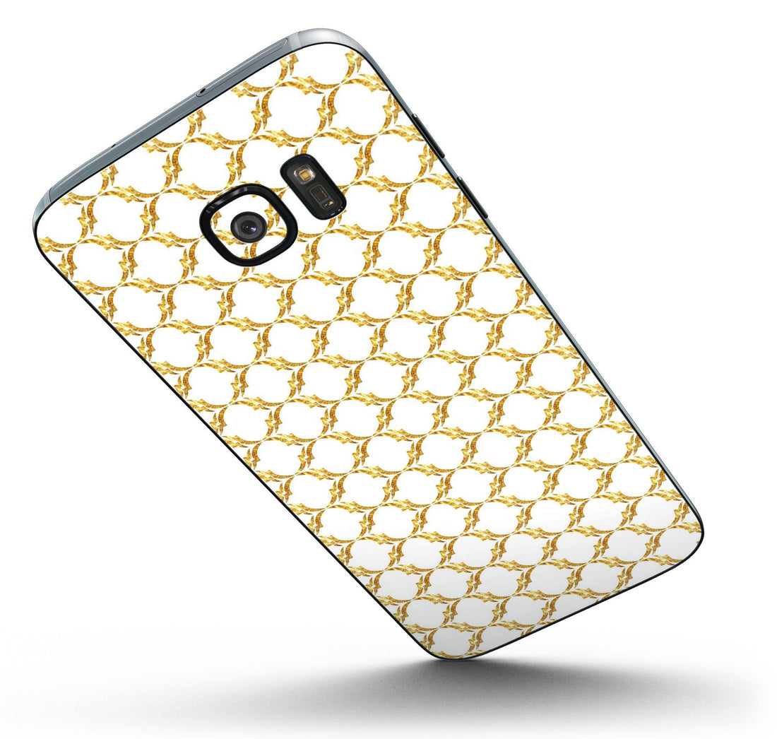 Gold Morocan v3 - Full Body Skin-Kit for the Samsung Galaxy S7 or S7