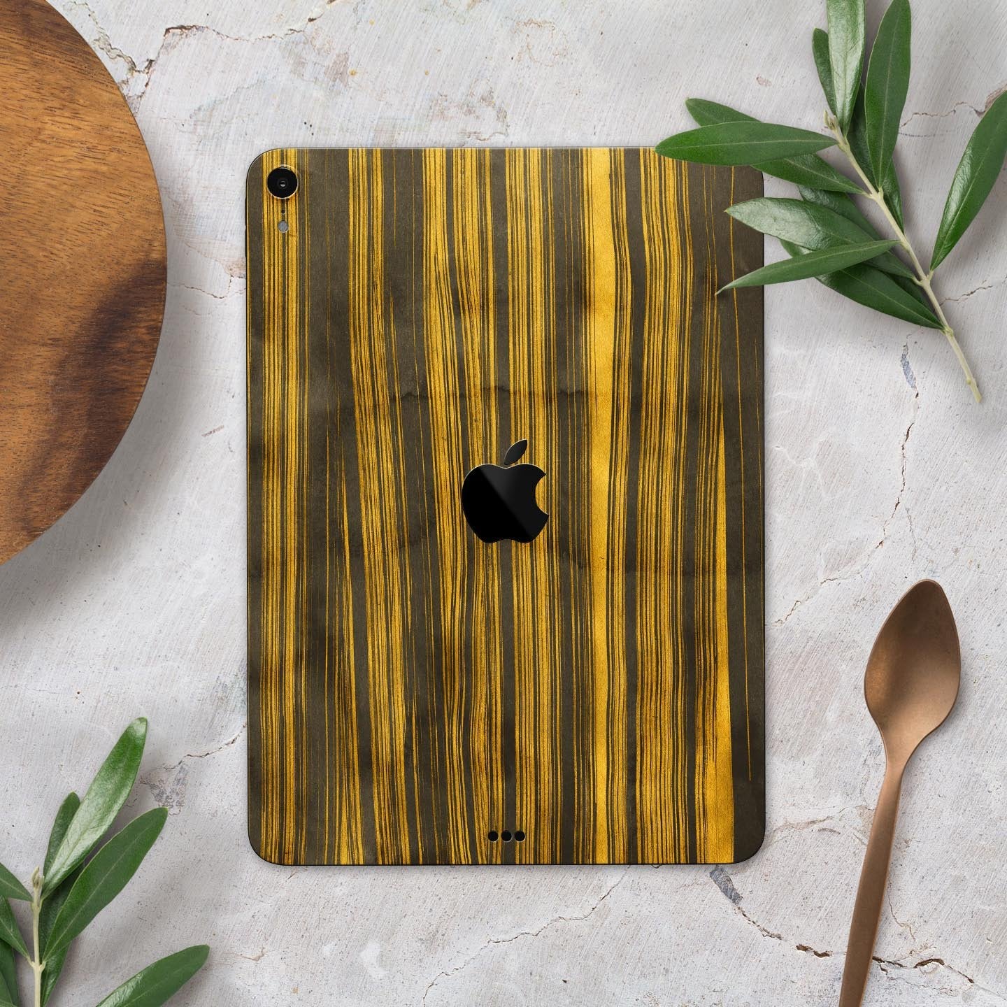 Gold Standard ZebraWood - Full Body Skin Decal for the Apple iPad Pro