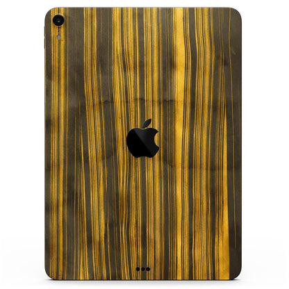 Gold Standard ZebraWood - Full Body Skin Decal for the Apple iPad Pro