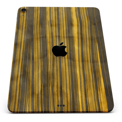 Gold Standard ZebraWood - Full Body Skin Decal for the Apple iPad Pro