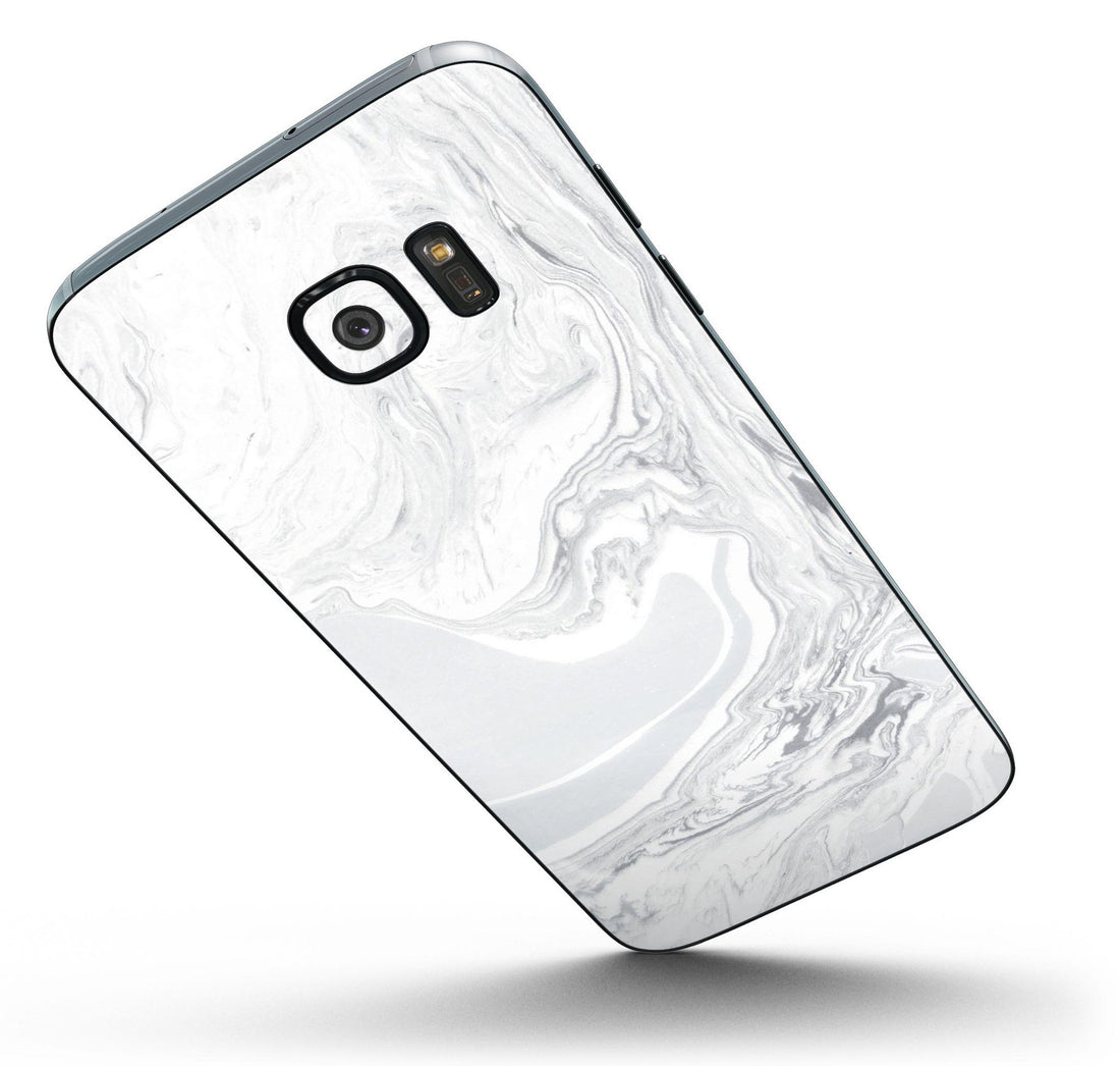 Gray 11 Textured Marble - Full Body Skin-Kit for the Samsung Galaxy S7