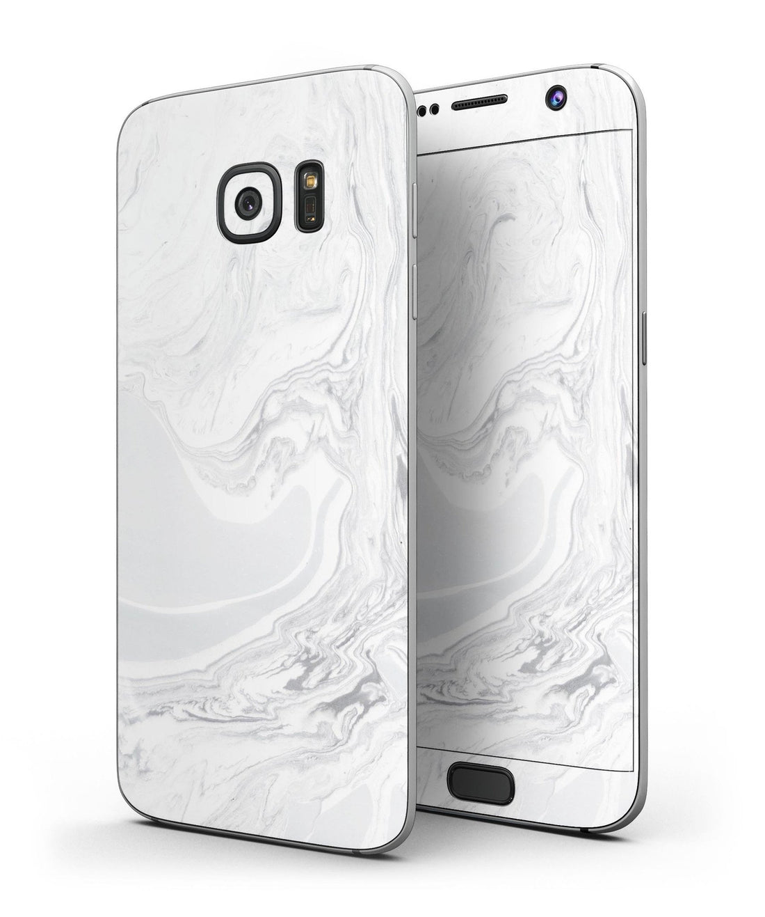 Gray 11 Textured Marble - Full Body Skin-Kit for the Samsung Galaxy S7