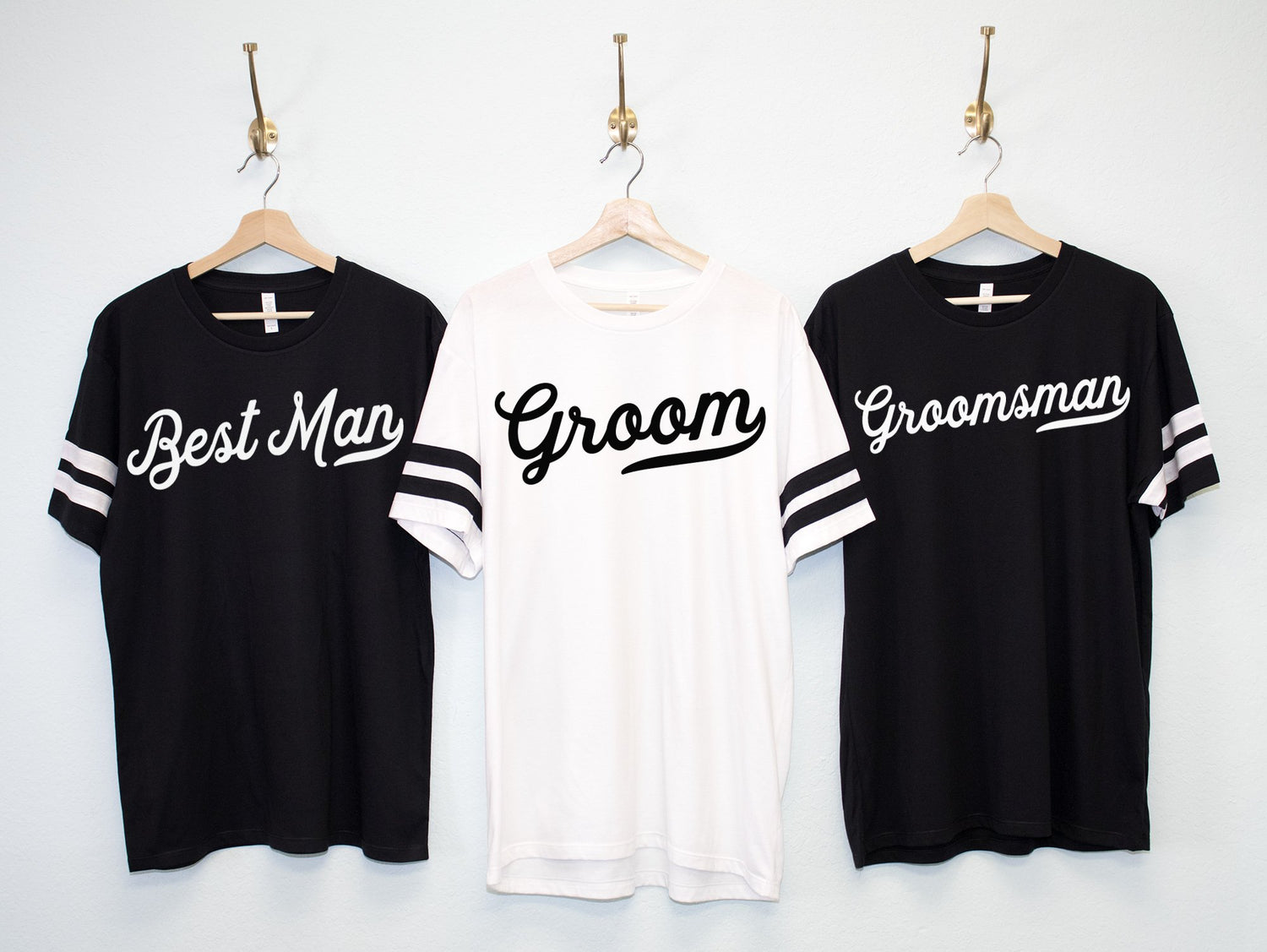 GROOM &amp; GROOMSMEN Shirts jersey style for Bachelor Party and Wedding