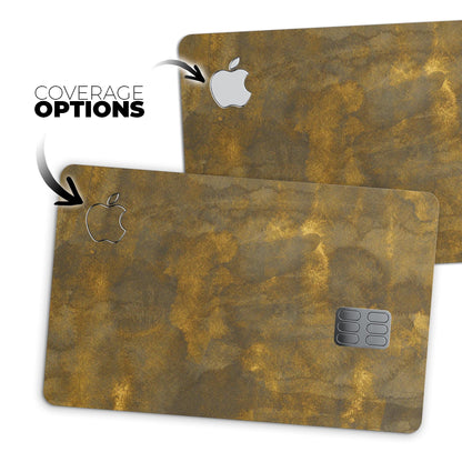 Grunge Golden Watercolor V1 - Premium Protective Decal Skin-Kit for