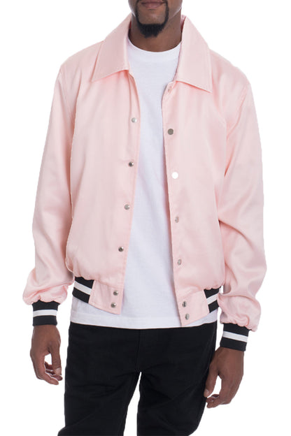 Luxe Satin Bomber