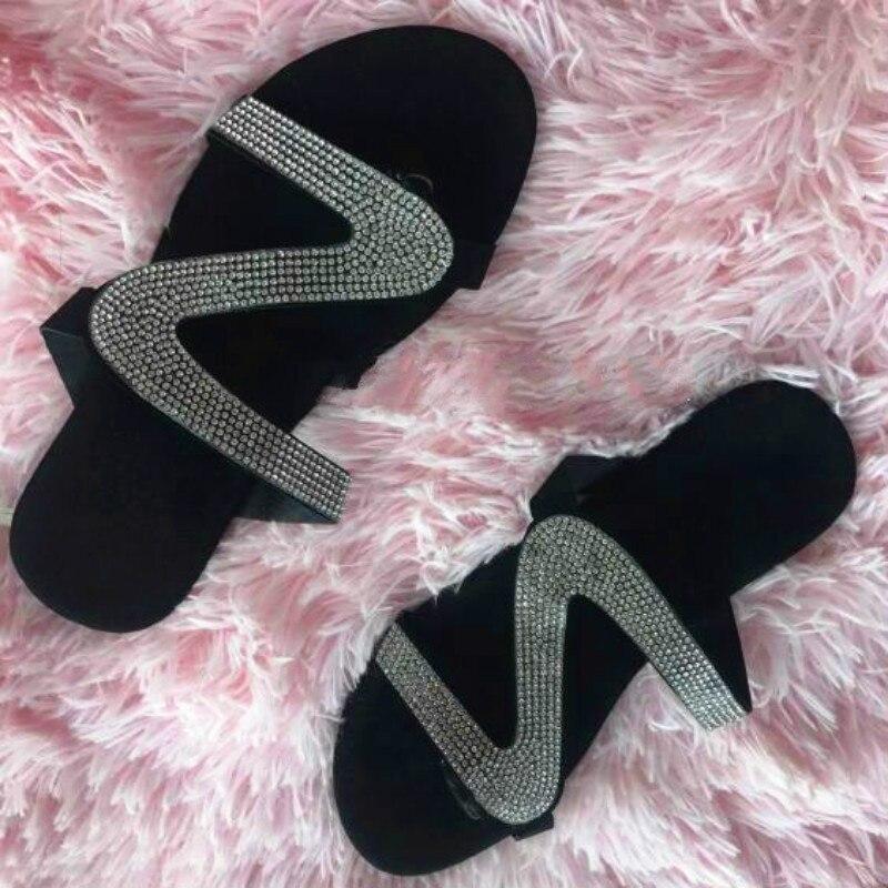 2021 Bling Bling Slides Women&