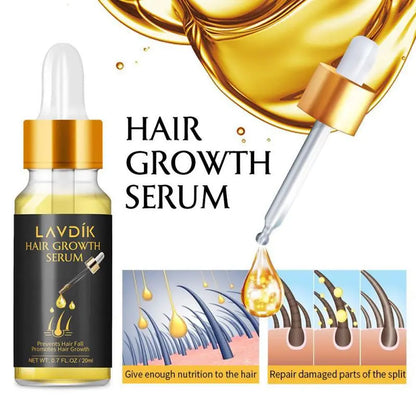 LAVDIK Ginger Fast Hair Growth Serum Essential Oil Anti Preventing Hair Lose Liquid Damaged Hair Repair Growing Dropship TSLM1