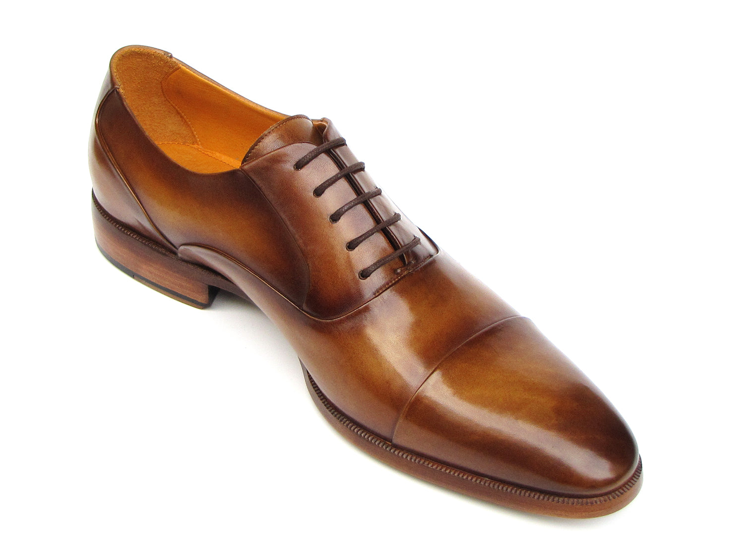 Paul Parkman Captoe Oxfords bruin leer voor heren (ID