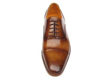 Paul Parkman Captoe Oxfords bruin leer voor heren (ID