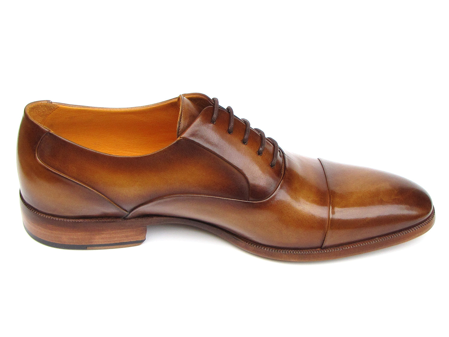 Paul Parkman Captoe Oxfords bruin leer voor heren (ID