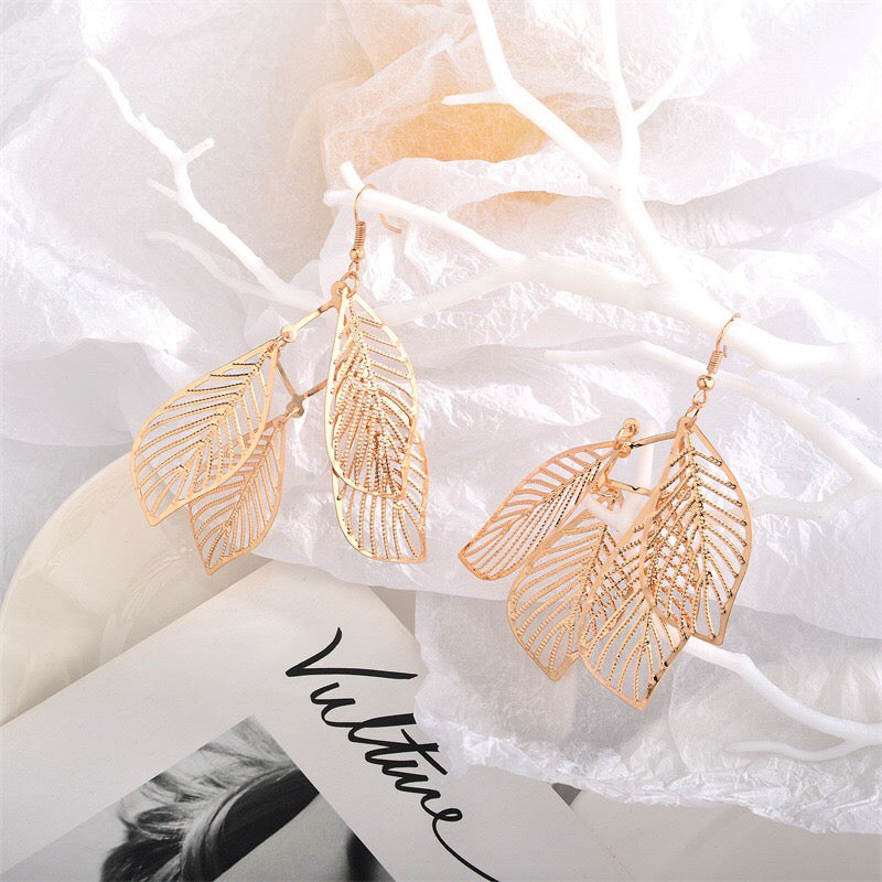 Ethnic Multi-Leaves Earrings