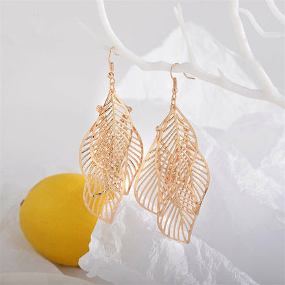 Ethnic Multi-Leaves Earrings