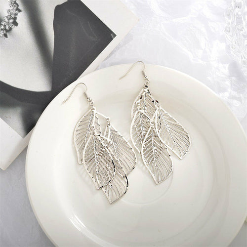 Ethnic Multi-Leaves Earrings