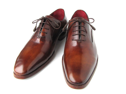 Paul Parkman Plain Toe Brown Calfskin Oxfords (ID