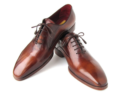 Paul Parkman Plain Toe Brown Calfskin Oxfords (ID