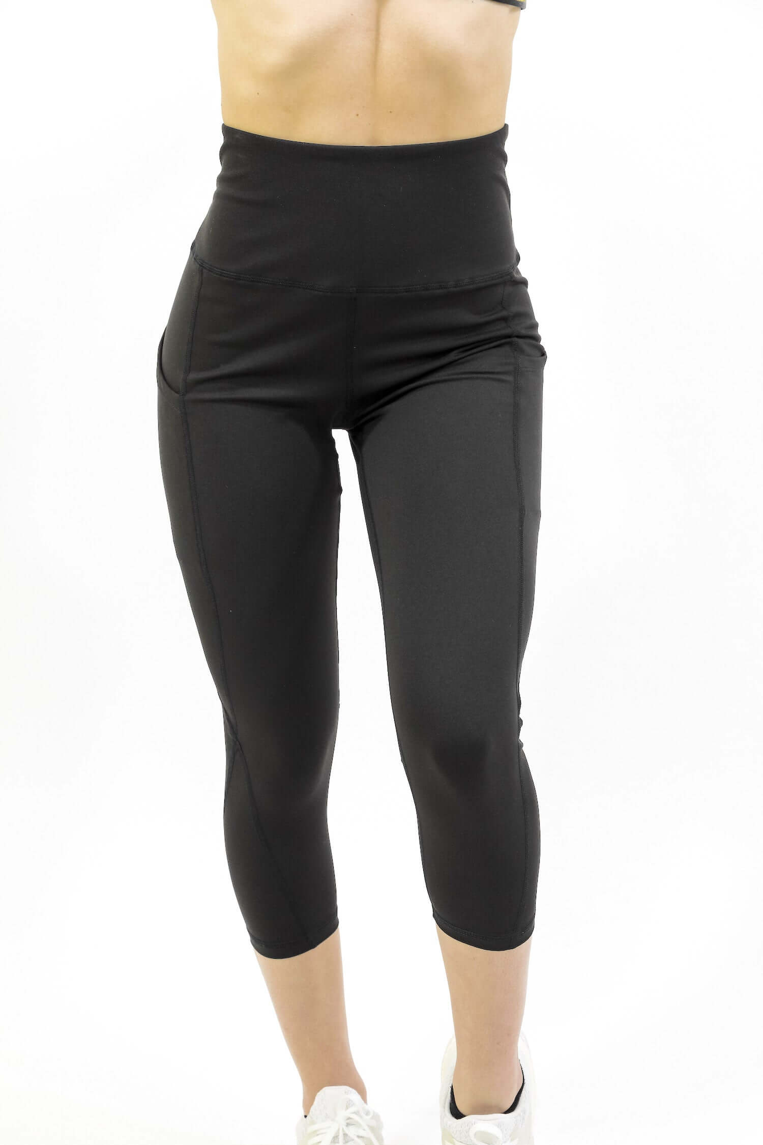 Seajoy atletische capri-legging met hoge taille en heupzakken