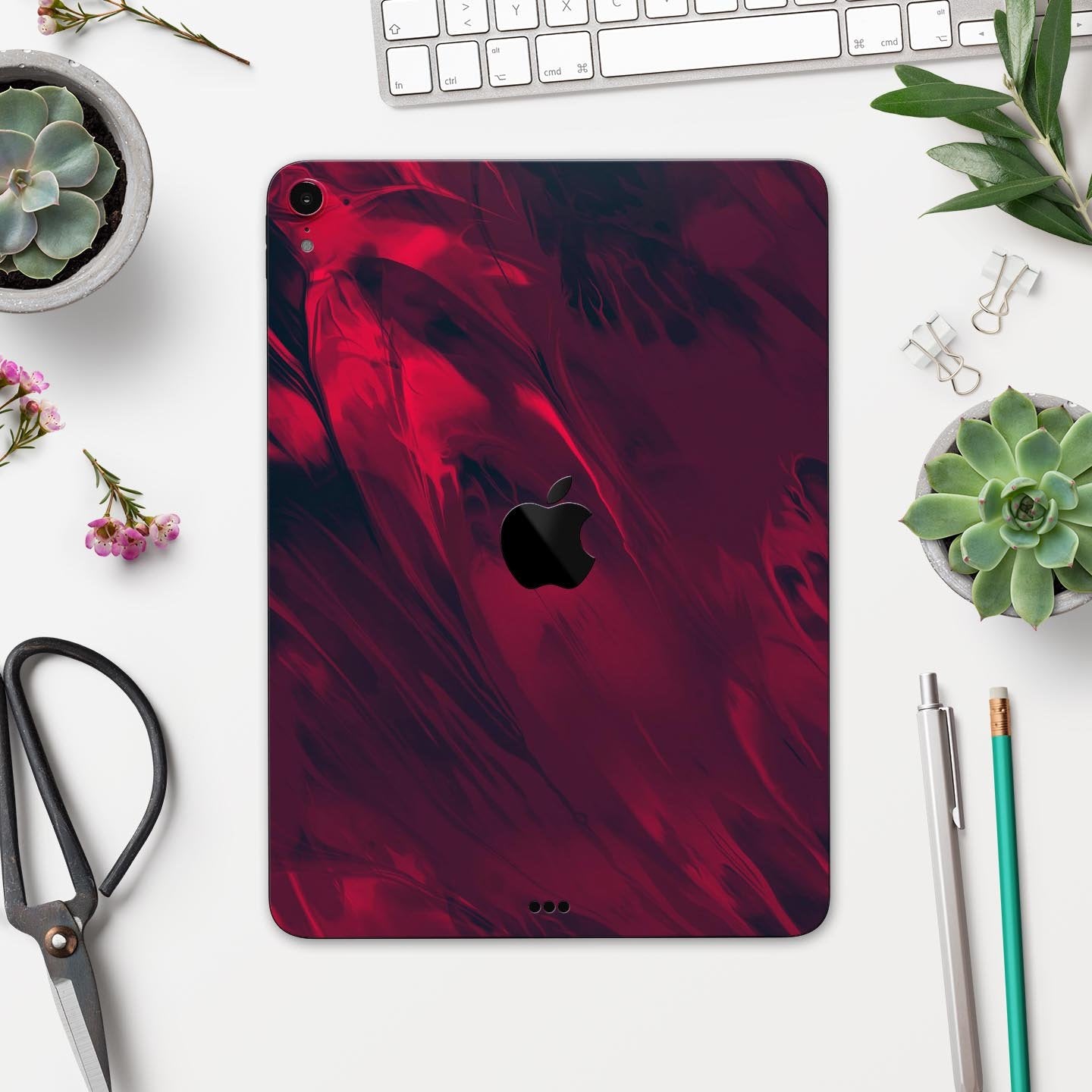 Liquid Abstract Paint Remix V34 - Full Body Skin Decal for the Apple