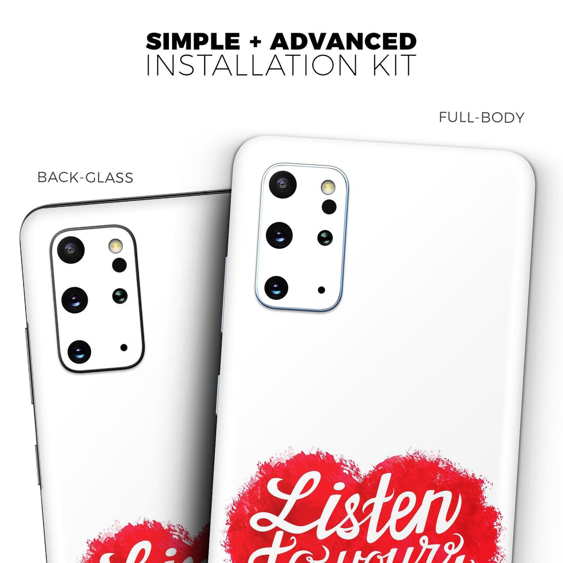 Listen To Your Heart - Skin-Kit for the Samsung Galaxy S-Series S20,