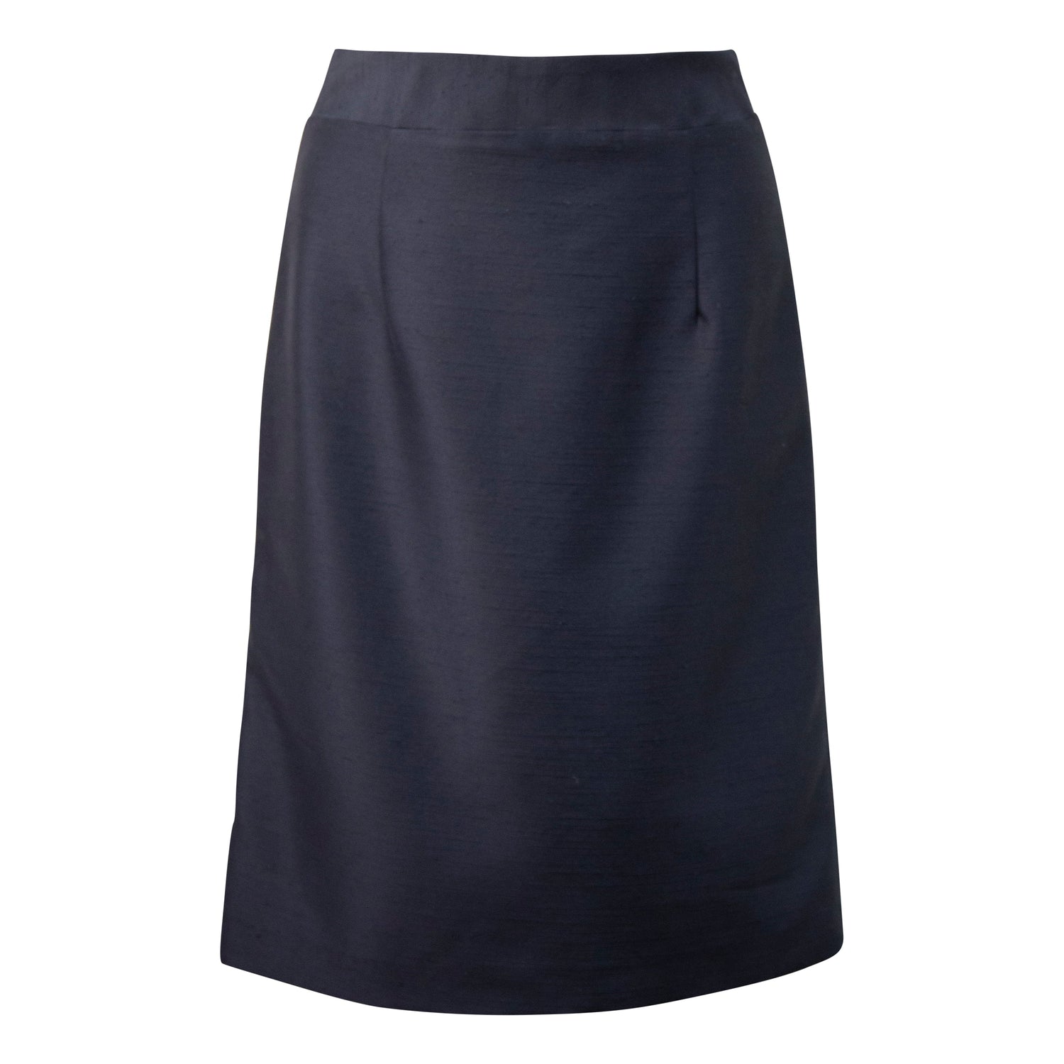 Luxe Straight Mini Skirts In Black