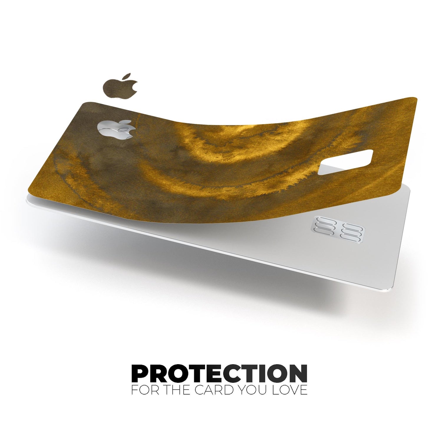 Micro Circular Golden Stains - Premium Protective Decal Skin-Kit for