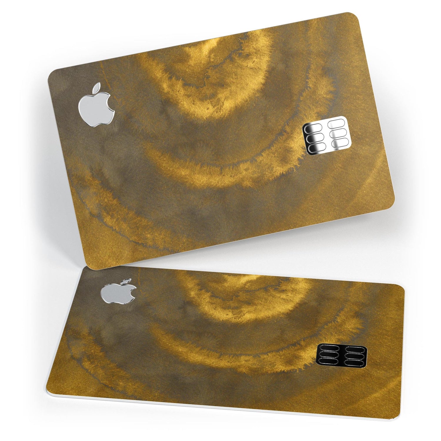 Micro Circular Golden Stains - Premium Protective Decal Skin-Kit for