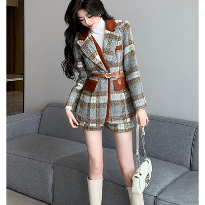 Classic Style Woolen Suit Dress Suit Women&