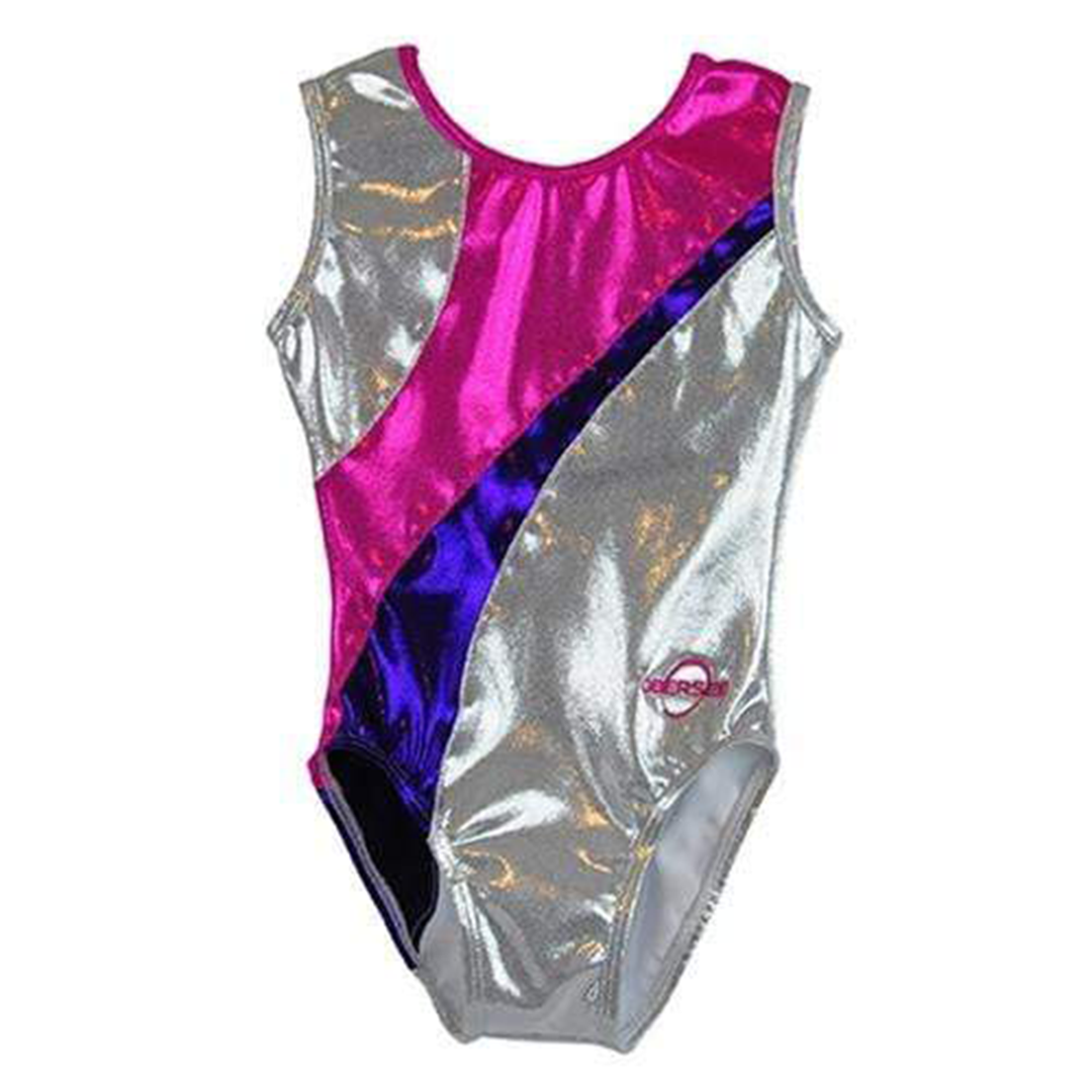 O3GL057 Obersee Girls Gymnastics Leotard One-Piece Athletic Activewear