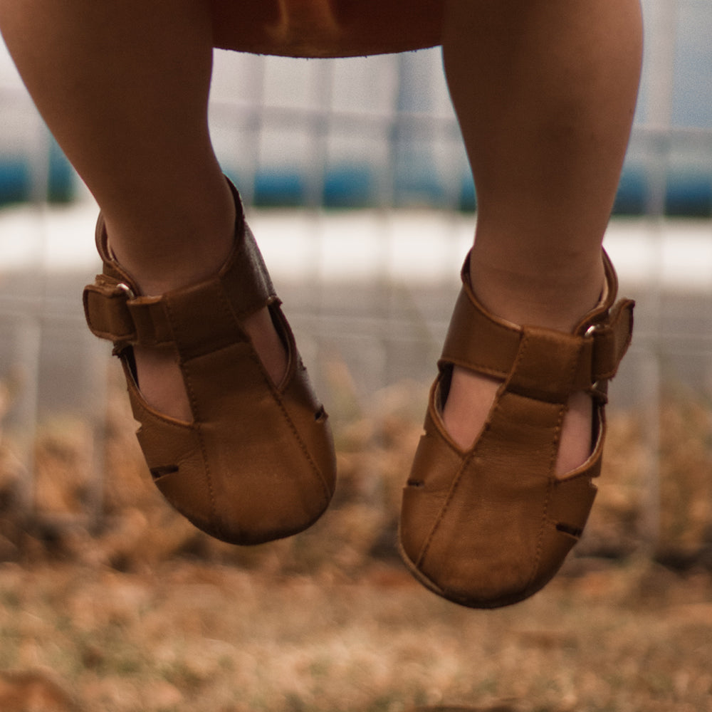 Dakota Baby &amp; Toddler First/Pre Walker Shoes Tan