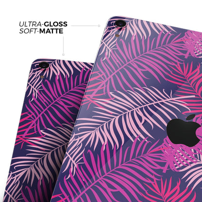 Purple Tropical - Full Body Skin Decal for the Apple iPad Pro 12.9&quot;,