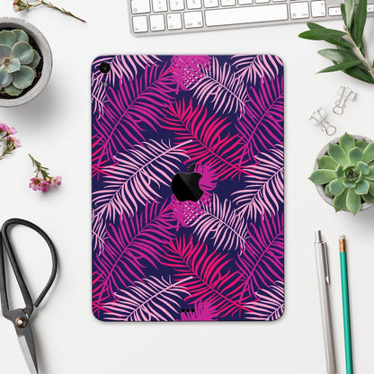 Purple Tropical - Full Body Skin Decal for the Apple iPad Pro 12.9&quot;,