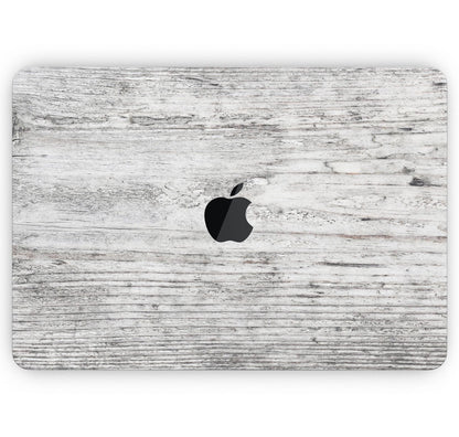 Rough White Wood - Skin Decal Wrap Kit Compatible with the Apple