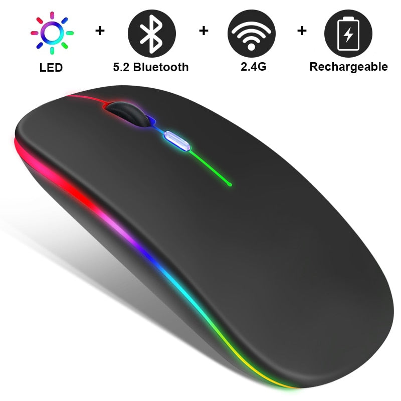 RGB draadloze Bluetooth-muis