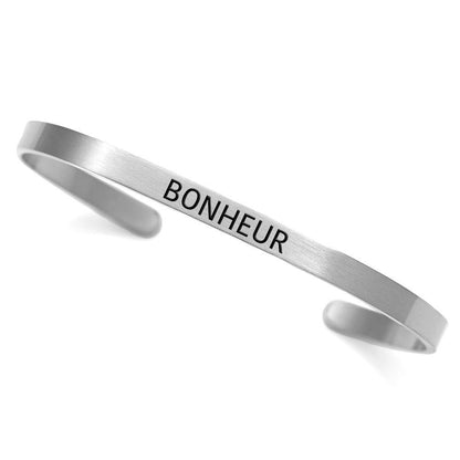 &quot;Bonheur&quot; cuff