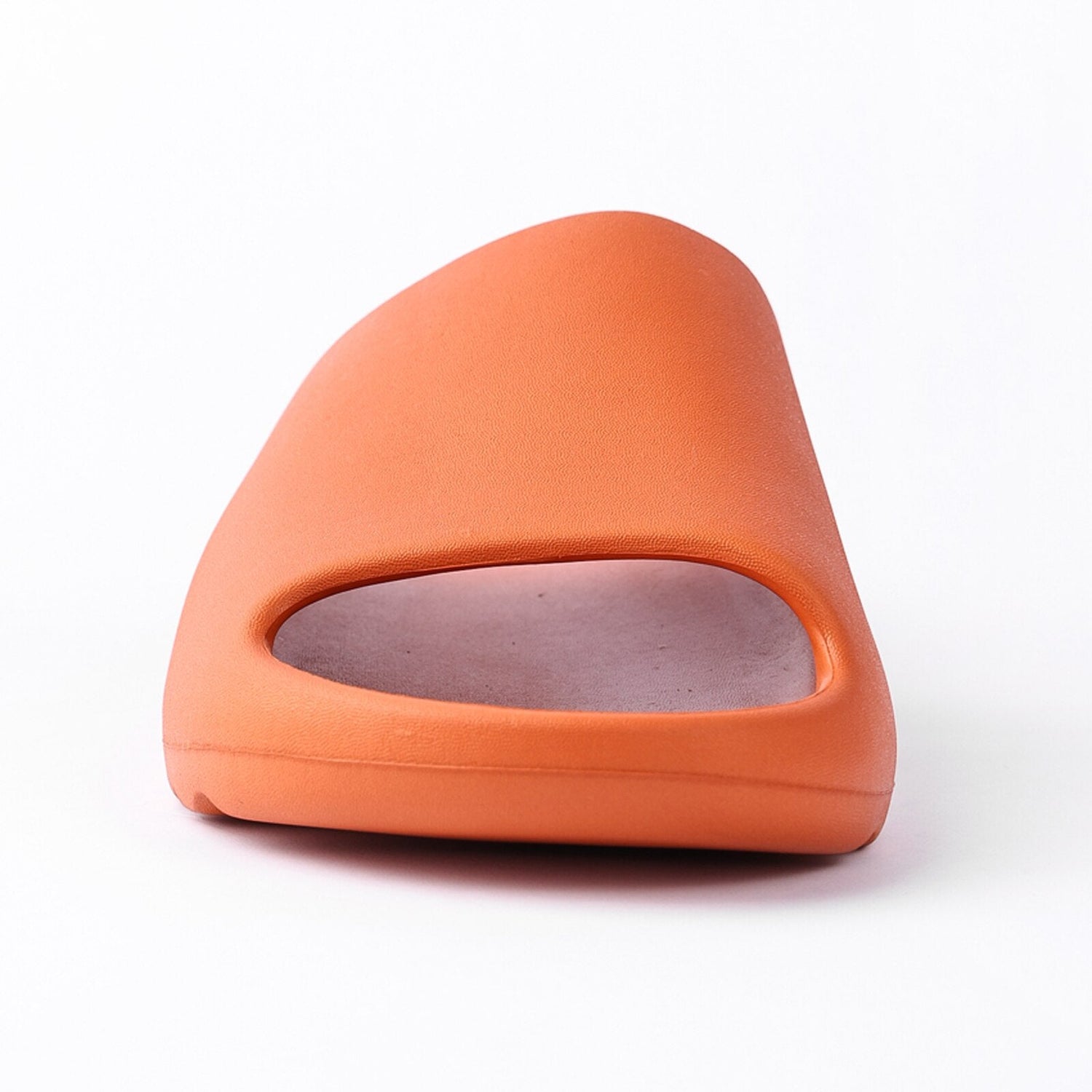 Platform Pillow Slides for Women - Orange Chunky Shower Slippers