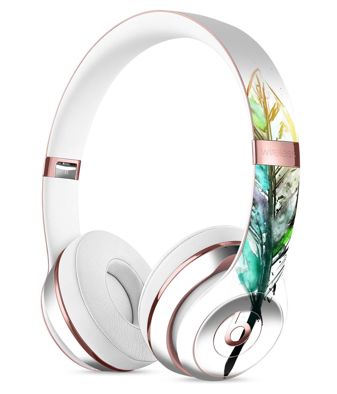 Splatter Watercolor Feather Full-Body Skin Kit for the Beats by Dre