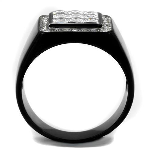 Men Stainless Steel Cubic Zirconia Rings TK2230