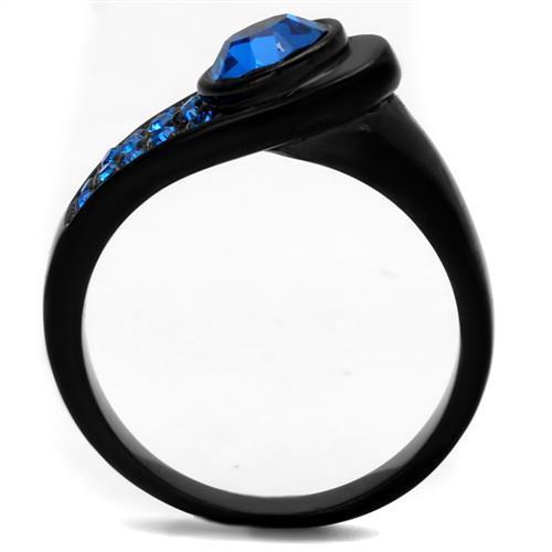 Women Stainless Steel Synthetic Crystal Rings