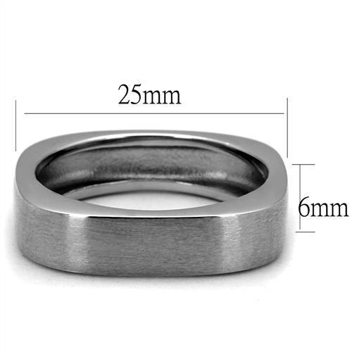 Men Stainless Steel No Stone Rings TK2668