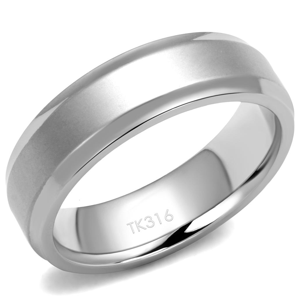 Men Stainless Steel No Stone Rings TK2916