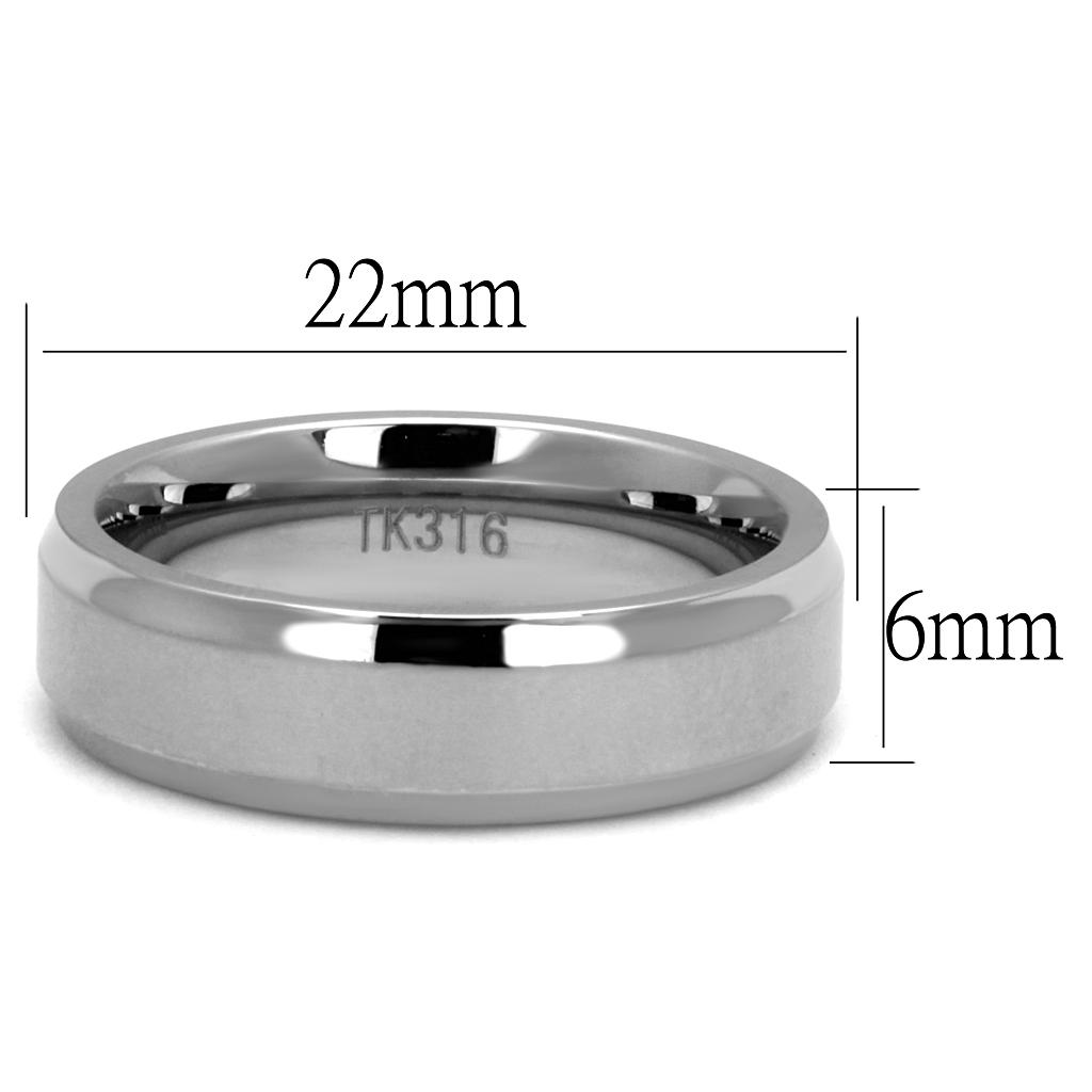 Men Stainless Steel No Stone Rings TK2916