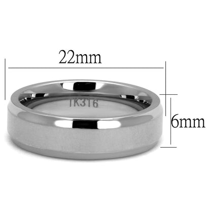 Men Stainless Steel No Stone Rings TK2916