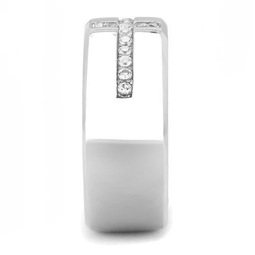 Men Stainless Steel Cubic Zirconia Rings TK3225