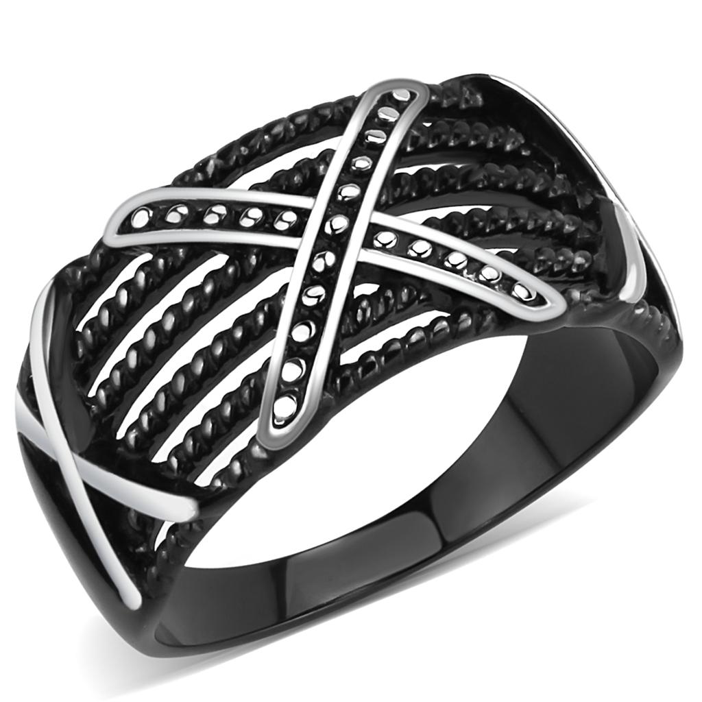 Men Stainless Steel No Stone Rings TK3468